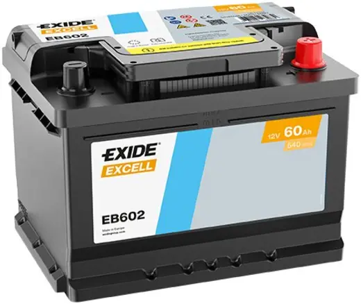 Baterie auto Exide Excell EB602 12V 60Ah 540A