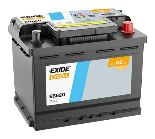 Baterie auto Exide Excell EB620 12V 62Ah 540A