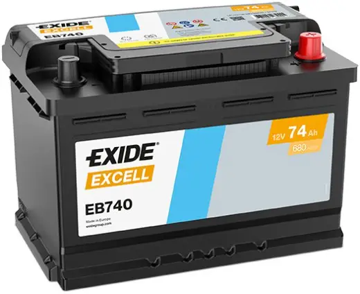 Baterie auto Exide Excell EB740 12V 74Ah 680A