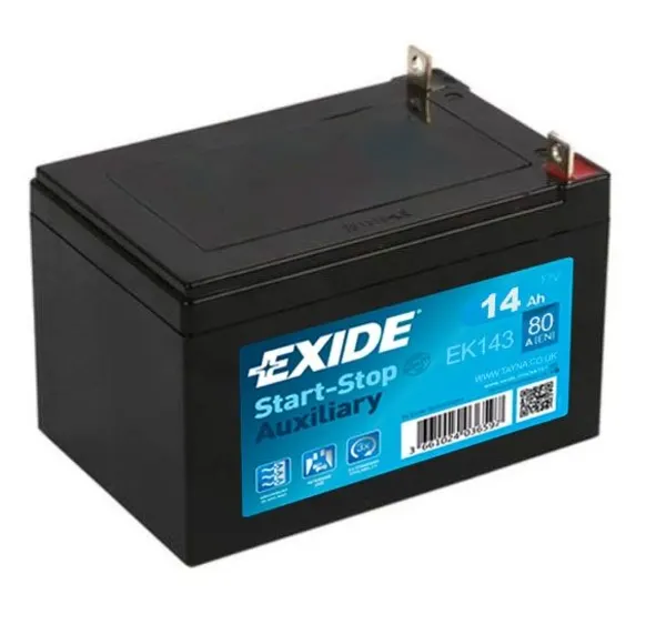 Baterie auxiliara Exide AGM EK143 12V 14Ah 200A